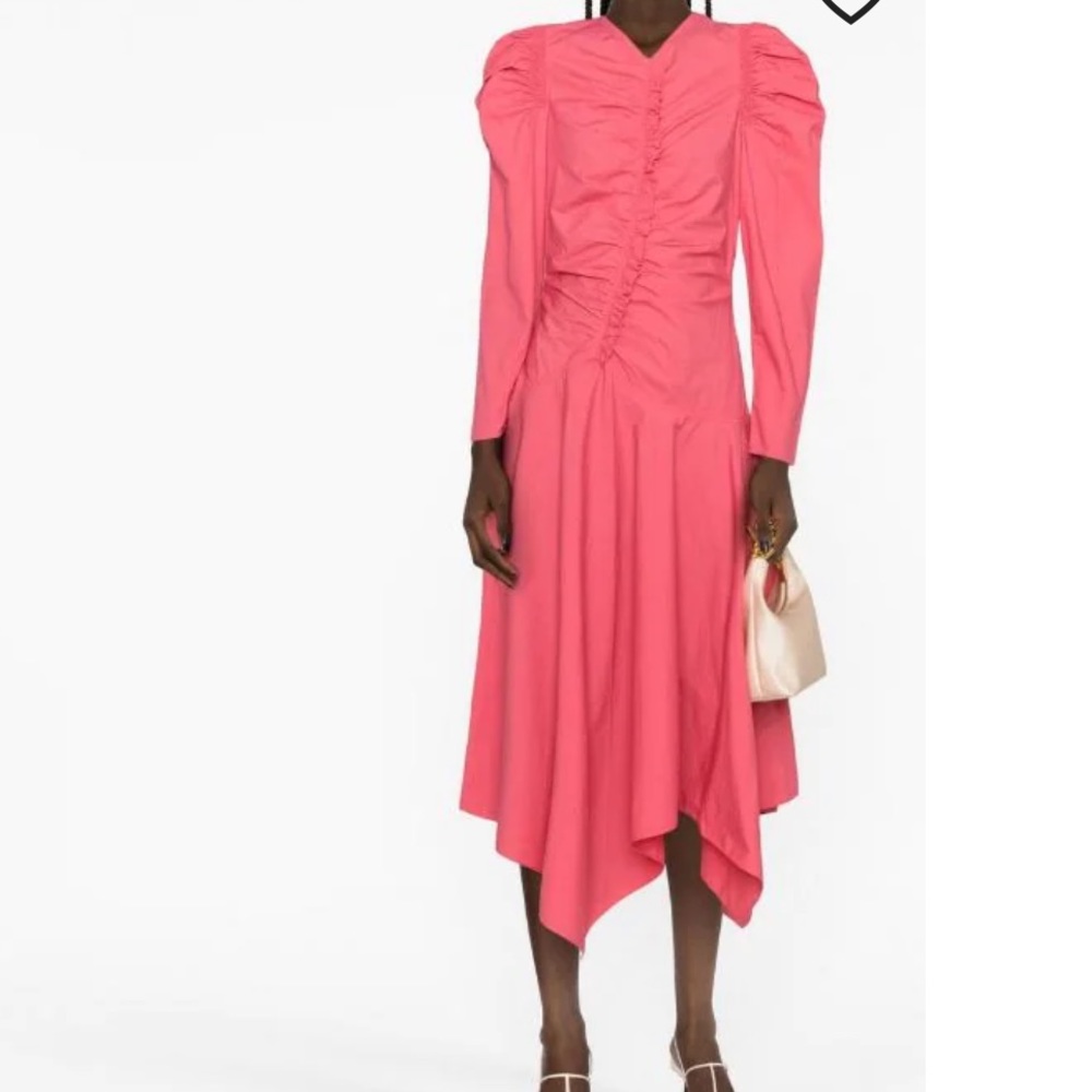 Ulla Johnson gathered detail long sleeve dress